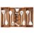 KitchenEdge Adjustable Kitchen Drawer Organizer for Utensils and Junk, Food-Safe Contract Grade with 100% Sustainable Wood, Non-Slip, Expandable from 16″ to 28″ Wide – Natural Acacia
