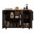 Kitchen Island Cart with Drop Leaf Countertop with Storage and Dining Table, Rolling Kitchen Island with Storage with Wheels Towel Rack， for Kitchen, Dining Room, Black