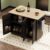 Kitchen Island Cart with Drop Leaf Height-Adjustable Shelves, Rolling Kitchen Island with Storage with Wheels Towel Rack， for Kitchen, Dining Room, Black
