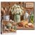Kitchen Jigsaw Puzzles for Adults 1000 Pieces Retro Style Puzzle Challenging Food Kitchen Floral Jigsaw Puzzle DIY for Home Decoration Family Puzzle Perfect for Game Nights 20 x 27 Inches