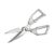 Kitchen Shears Stainless Steel Ergonomic Handles Lightweight 130G
