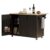 Kitchen Storage Islands and Carts with Drop Leaf with Storage and Dining Table, Rolling Kitchen Island Cart with Wheels Towel Rack， for Kitchen, Dining Room, Black
