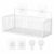 Kitchen Storage Rack, Metal Wall-Mounted , White, Single-Tier, Small