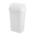 Kitchen Trash Can 13 Gallon Plastic Garbage Bin with Swing Top Lid