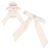 Kitsch Satin Bow Hair Clip for Women – Bow Hair Accessories for Ponytails, Half Up Hairstyles, Buns & Loose Styles | Cute Fashion Accent for Pickleball, Travel, Work, Brunch & Gatherings – Cream, 1pc