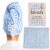 Kitsch XL Microfiber Hair Towel Wrap for Women – Gingham Blue
