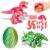 KittyCode 2PCS 3D Printed Dinosaur Eggs, DIY Assembly Kit to Build Articulated Skeleton, STEM Fidget Building Toy for Kids, Sensory Learning Gift