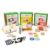 KiwiCo Early Baby Learning Bundle: Visual Tracking Mirror & Auditory Discovery Set, Speech Development Animal Stacker– 3-Piece Baby Gift for Ages 0+