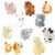 kizh Montessori Farm Animals Toy for Toddlers Preschool Learning Activities Animal Figurines Learning Fine Motor Matching Games for Girls Boys