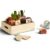 KizKnows Wooden Garden Vegetable Toy Pretend Gardening Set for Kids Ages 3+