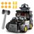 KIZUNE Whack A Mole Game Toy with Score Counter, Lights & Sound, Interactive Hammering Arcade Game with Hammer & Bonus Coins Screws, Birthday Gift for Boys Girls Ages 3+ (Black)