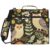 KJIZMO 3 D-Ring Binder Bag Owls Flowers Zipper Binder Case for Laptop