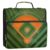 KJIZMO Baseball Field Zipper Binder with Shoulder Strap 3 D-Ring Binder