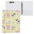 KJIZMO Cartoon Farm Animals 3-Ring Binder Hardcover Binder Organizer with Clear View Pocket-1 Pack