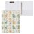KJIZMO Cute Dragons 3-Ring Binder Hardcover Binder Organizer with Clear View Pocket-1Pack