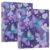 KJIZMO Watercolor Butterflies 3-Ring Binder Hardcover Binder Organizer with Clear View Pocket-2Pack