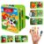 Kkogleam Busy Book for Toddlers 1-3, Montessori Toys for 1 2 Year Old Boy Girl Birthday Gifts, Farm Animal Busy Board Educational Learning Quiet Toddler Activity Book(Green)