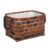 kkvhhyuo 24L Laundry Basket Small Storage Bins with Handles