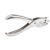 KLJUHGTR Document Paper Manual Puncher Small Single-Hole Hand-held Press Loose-Leaf Book Binding