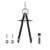 KLJUHGTR Professional Compass, Geometry Set with Lock, Math and Precision, Metal and for Solid and Plane Precis