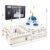 KLMEi Micro Building Blocks Set 6850 Pcs Blue Mosque Miniature World Landmark Architectural Construction Model for Adult and Children Age of 14+