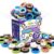 KLT Fidget Toys Bulk for Adult: 72 Pack Textured Spinner Rings Bulk – Quiet Fidget Classroom Prizes – School Rewards for Students – Small Sensory Tools for Autism Calm Focus