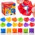 KLT Fidget Toys Bulk for Kids: 18 Pack Sensory Flip Toys with 4 Textures – Quiet Bulk Classroom Prize Toys for School Rewards – Calming Focus Tool for Autism