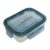 KLYENOVA Containers for household use, Glass Food Storage Container with Snap Lock Lid, Reusable Kitchen Storage Box, 15.5 x 12 x 6 cm