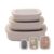 Kmass Kmax Food Storage Containers with See-Through Soft Lids, Stackable BPA-Free Plastic Boxes for Fridge, Vegetables, Fruits, Salads & Meal Prep Grey (Grey)