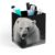 KMRHOUTIQ PU Leather Pen Holder Polar Bear Desk Organizer Storage Cup
