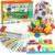 KMUYSL Learning Toys for 3 4 5 6 Years Old Boys and Girls – See & Spell CVC Word Builders with Alphabet Cards for Kids, Preschool Learning Activities Toys, Idea Birthday Gifts for Age 3-5 4-6 Kids