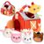 KMUYSL Plush Farm Animals Set, Baby Toys 0-6 6-12 Months