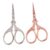 Koautios 2Pcs Tailoring Scissors 3.6 Inch Steel Dressmaking Shears Crafts Cutting