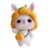 Koautios Cartoon DIY Wool Felt Craft Felt Kit Animals Set for Beginner, Yellow