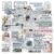 Koazava 50 Pcs Vision Board Stickers for Women, Blue and Pink Positive Affirmation Stickers for Vision Board Supplies, Inspirational Quote Decal Sticker for Adults Teens Planner Accessories