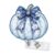 Koazava Cute Fall Badge Reel, Blue Pumpkin Bow Badge Holder with Retractable Clip, Glitter Autumn Badges Reel for Nurse Teacher Doctor MA RN CNA LPN Office Workers Gifts