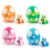 Kohimit 4PCS Easter Eggs Set with Bunny Inside, 3D Printed Poseable Rabbit Fidget Toys, Easter Basket Stuffers for Kids Egg Hunt Party Favors