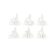 Kokiya Architectural Display Detailed Cyclist Statue for Diorama Construction PVC Figure for Miniature Street Scenes Sand Table Art Hobbyist Projects Home Decor, White