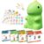 KOKODI Dinosaur Talking Pen with Phonics Cards, Autism Sensory Interactive Game for Kids Ages 3-8 Kindergarten Preschool Learning Activities, ABC 123 Learning Set for Toddler Educational Birthday Gift