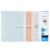 KOKUYO 3 Pack Notebook Binders, Campus A5 Refillable Notebook Up to 100 Sheets Capacity, 60 Sheets in 8mm Ruled Loose Leaf Paper, Light Color Set