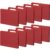 Kokuyo NEOS A4 File Folders, 1.2 Inches (30 mm) Depth, 3 Side Binding PP Type with A Customizable Tab, 10 Pack of Carmine Red, Japan Import (A4P-NEF30RX10)