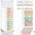 Kolldenn Daily Schedule Pocket Chart, 13+1 Scheduling Pocket Chart with 32 Pieces Reusable Cards Visual Schedule for School Office Home Preschool Activity(Pastel)