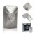 KOMO EDC Fidget Toys Adults,2-in-1 Metal Fidget Slider & Spinner (Silver)