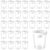 KongTiva 30 Pack No Spill Paint Cups with Lids for Kids, Reusable
