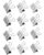 Konilaomu 12Pcs Binder Clips 1.6in Binder Paper Clips Reusable Paper Clamps Clips for Office Supplies Organized Document Storage in Office, Study Room, School – Silver