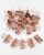 Konilaomu 1 inch Small Clips Binder Clips, Small Paper Clips for Office School 38 Pcs (Rose Gold)