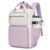 Kono 15.6 Inch Laptop Backpack for Women Work Bag Large Capacity Purple