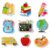Konsait 45Pcs Back to School Cutouts – Bus Pencil Books Backpack Paper Cutouts for Bulletin Board, School Cutouts Classroom Wall Decor 9 Designs, Back to School Decorations