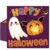 Konsait Purple Halloween Napkins 50 Pack, Cute Pumpkins Ghost Napkins for Halloween Party, Birthday, Festival Table Decorations, 6.5 x 6.5 Inches