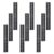 KONTONTY Aquarium Thermometer Sticker Strip Waterproof Liquid Crystal Material 9pcs for Fish Tank Temperature Monitoring with Accurate Readings, Quick Response, for Home and School Use
